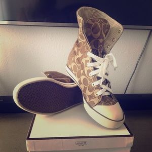 Coach high top sneakers